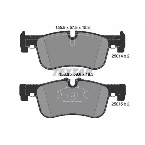 TEXTAR Ön Fren Balatası 2501401