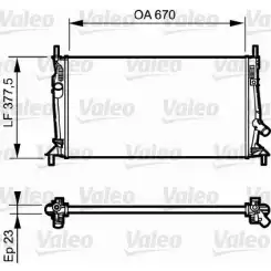 VALEO Motor Su Radyatörü 734320