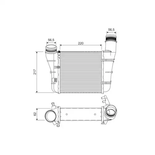 VALEO Turbo Radyatörü İntercooler 818757