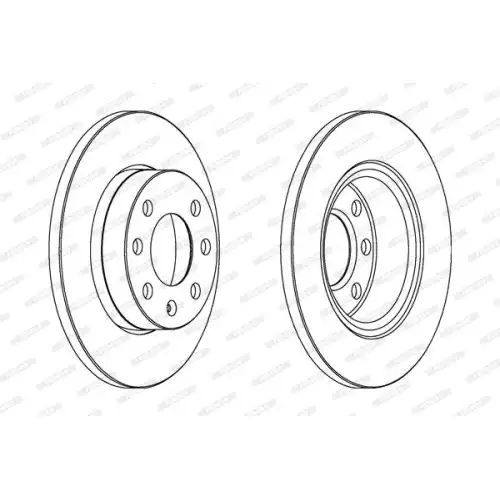 FERODO Ön Fren Diski 240Mm DDF1129