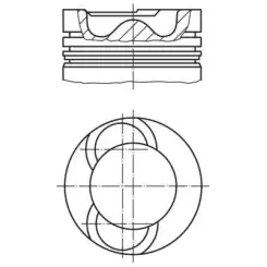 MAHLE Motor Pistonu 81.50mm 0280902