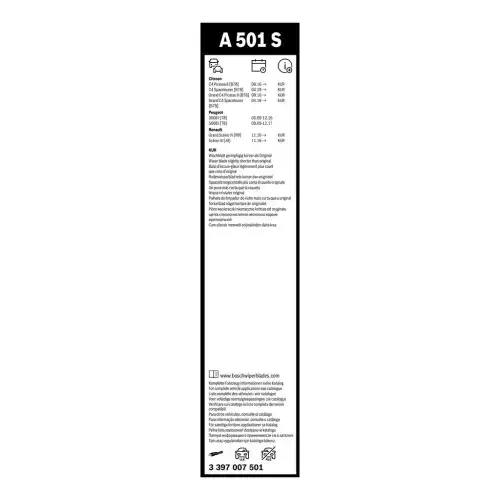 BOSCH Ön Cam Silecek Süpürgesi Takım Aerotwin 800/680 mm 3397007501