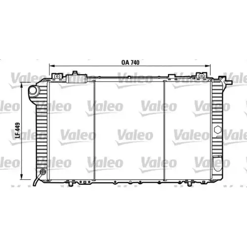 VALEO Motor Su Radyatörü 732589