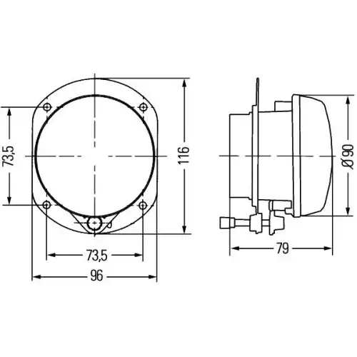 HELLA Sis Farı Ön Sol Bi-Xenon 1N0009295031