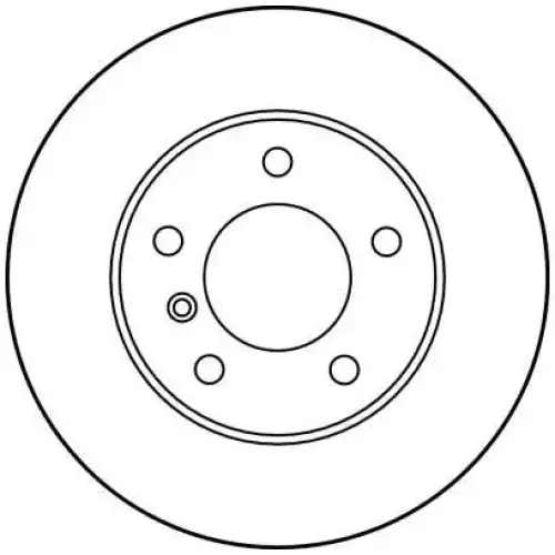 TRW Arka Fren Diski Düz DF1539