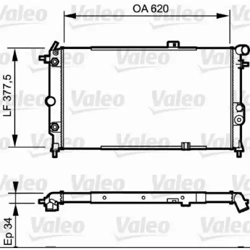 VALEO Motor Su Radyatörü 731175