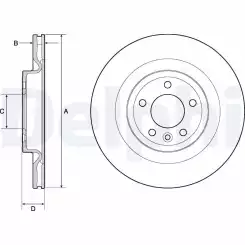 DELPHI Arka Fren Diski Takım BG9146C