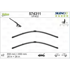 VALEO Ön Cam Silecek Süpürgesi Takım 650 650mm 574311