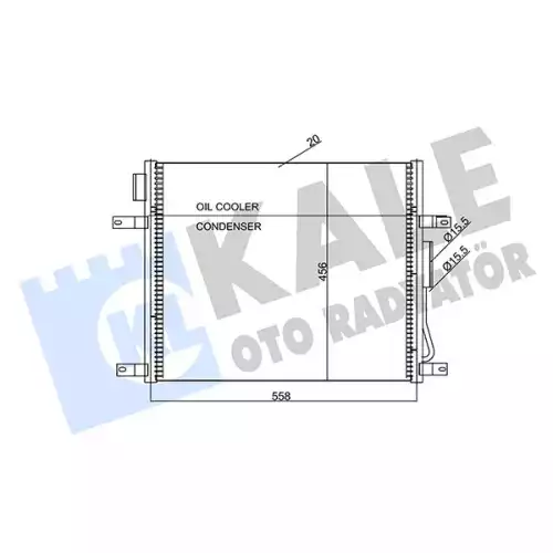 KALE Klima Radyatörü Kondanser 345660