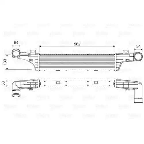 VALEO Turbo İntercool radyatörü 817905