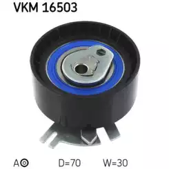 SKF Alternatör V Kayış Gegi Rulmanı VKM16503