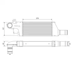 VALEO Turbo İntercooler Radyatörü 818728