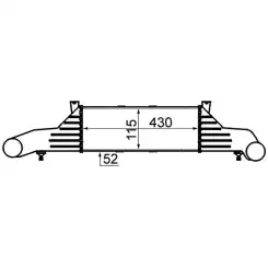 MAHLE Turbo İntercool radyatörü CI47000S