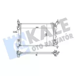 KALE Motor Su Radyatörü 345915