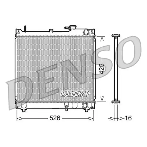 DENSO Motor Su Radyatörü DRM47015