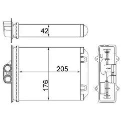 MAHLE Kalorifer Radyatörü AH216000S