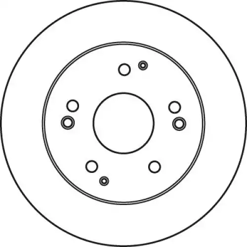 TRW Arka Fren Diski Düz DF6026
