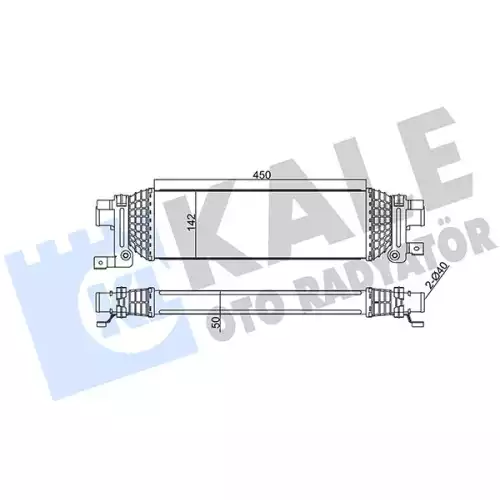 KALE Turbo Radyatörü Intercooler 346800