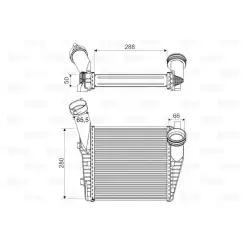 VALEO Turbo İntercooler Radyatörü 818814