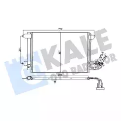 KALE Klima Radyatörü Kondanser 375400