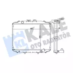 KALE Motor Su Radyatörü Brazing 342290