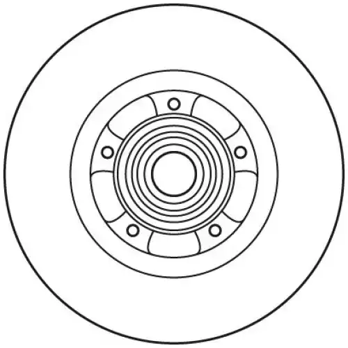 TRW Arka Fren Diski Rulmanlı DF6044BS
