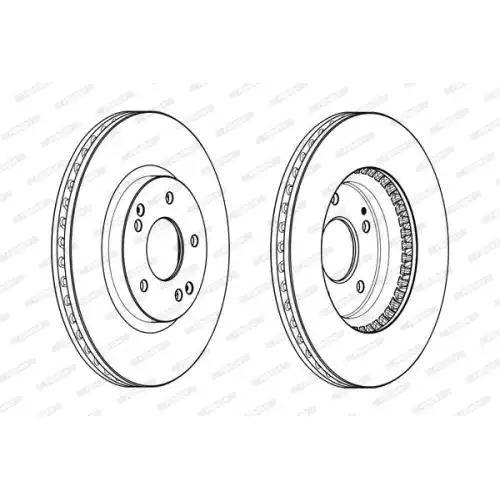 FERODO Ön Fren Diski DDF2091C