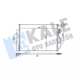 KALE Klima Radyatörü Kondanser 343305