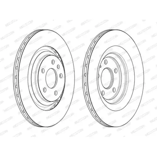 FERODO Arka Fren Diski Havalı 330Mm DDF2546C