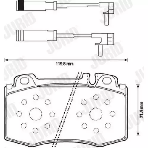 JURID Ön Fren Balatası 573152JC