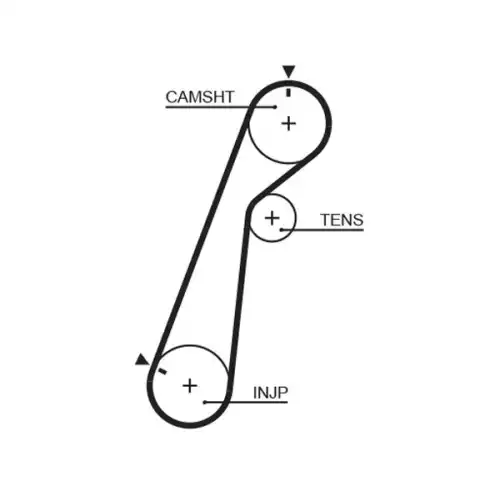 GATES Eksantrik Triger Kayışı 101-300 5478XS