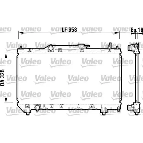 VALEO Motor Su Radyatörü 732950