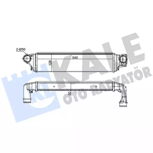 KALE Turbo Radyatörü İntercooler 343400