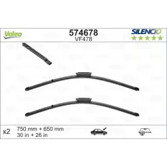 VALEO Silecek Süpürgesi Seti X Trem Vm478 750 650mm 574678