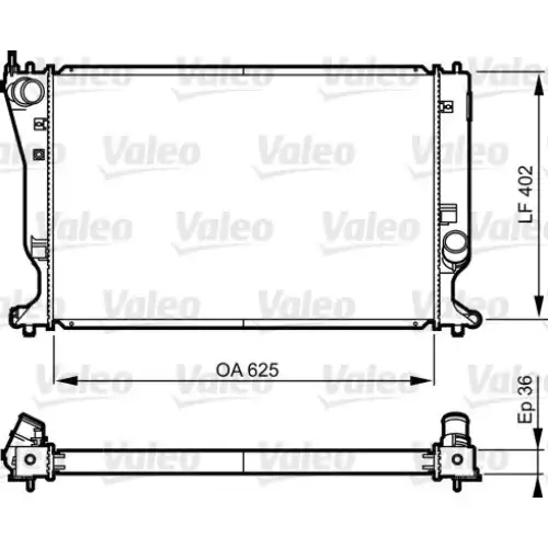 VALEO Motor Su Radyatörü 735572