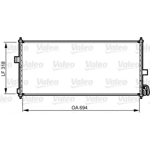 VALEO Klima Radyatörü Kondenser 817819