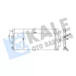 KALE Klima Radyatörü Kondanser 342840