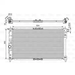 VALEO Motor Su Radyatörü 734767