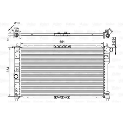 VALEO Motor Su Radyatörü 734767