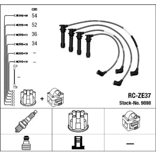NGK Buji Kablosu NGK 9898