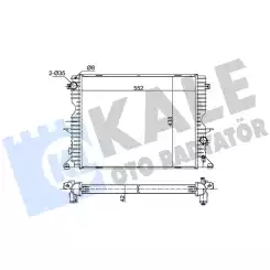 KALE Motor Su Radyatörü 350600