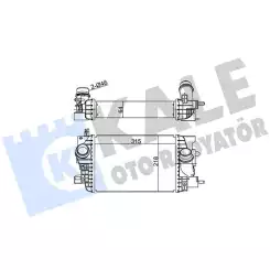 KALE Turbo Radyatörü İntercooler 345055