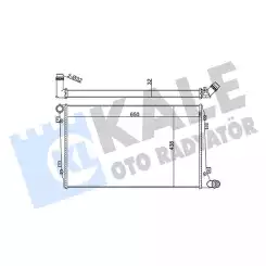 KALE Motor Su Radyatörü 353600