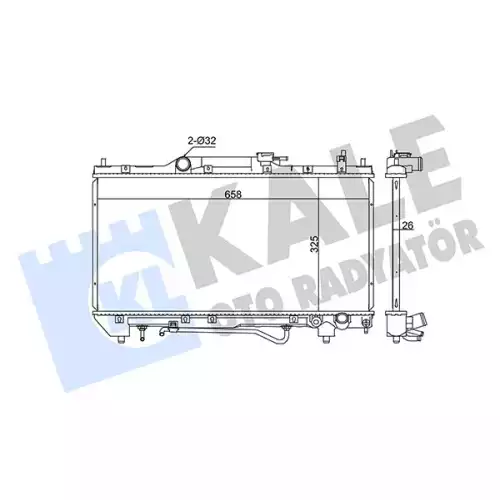 KALE Motor Su Radyatörü 342190