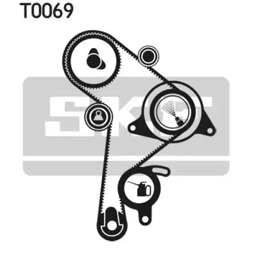 SKF Eksantrik Triger Kayış Seti VKMA01013