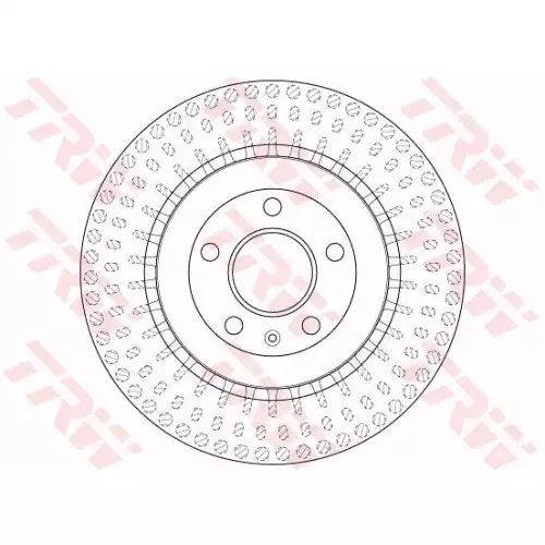 TRW Arka Fren Diski Havalı Takım DF6175S