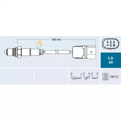 FAE Lambda Oksijen Sensörü Ön FAE 75013