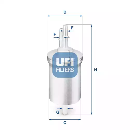 UFI Yakıt Filtre(6 Bar) 31.840.00