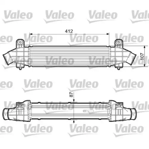 VALEO Turbo İntercooler Radyatörü 817238