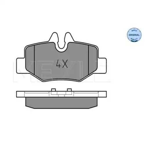 MEYLE Arka Fren Balatası 0252400817